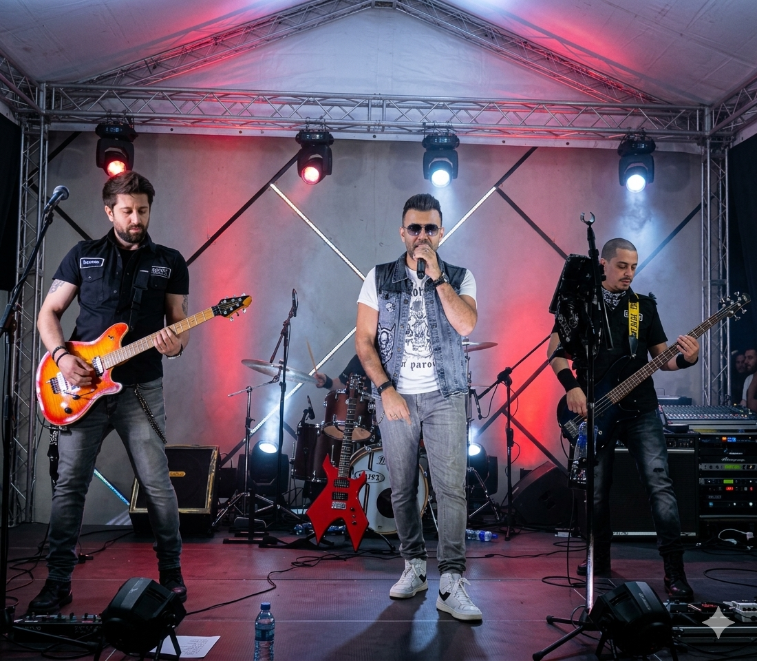 Street Rockets ao vivo no palco