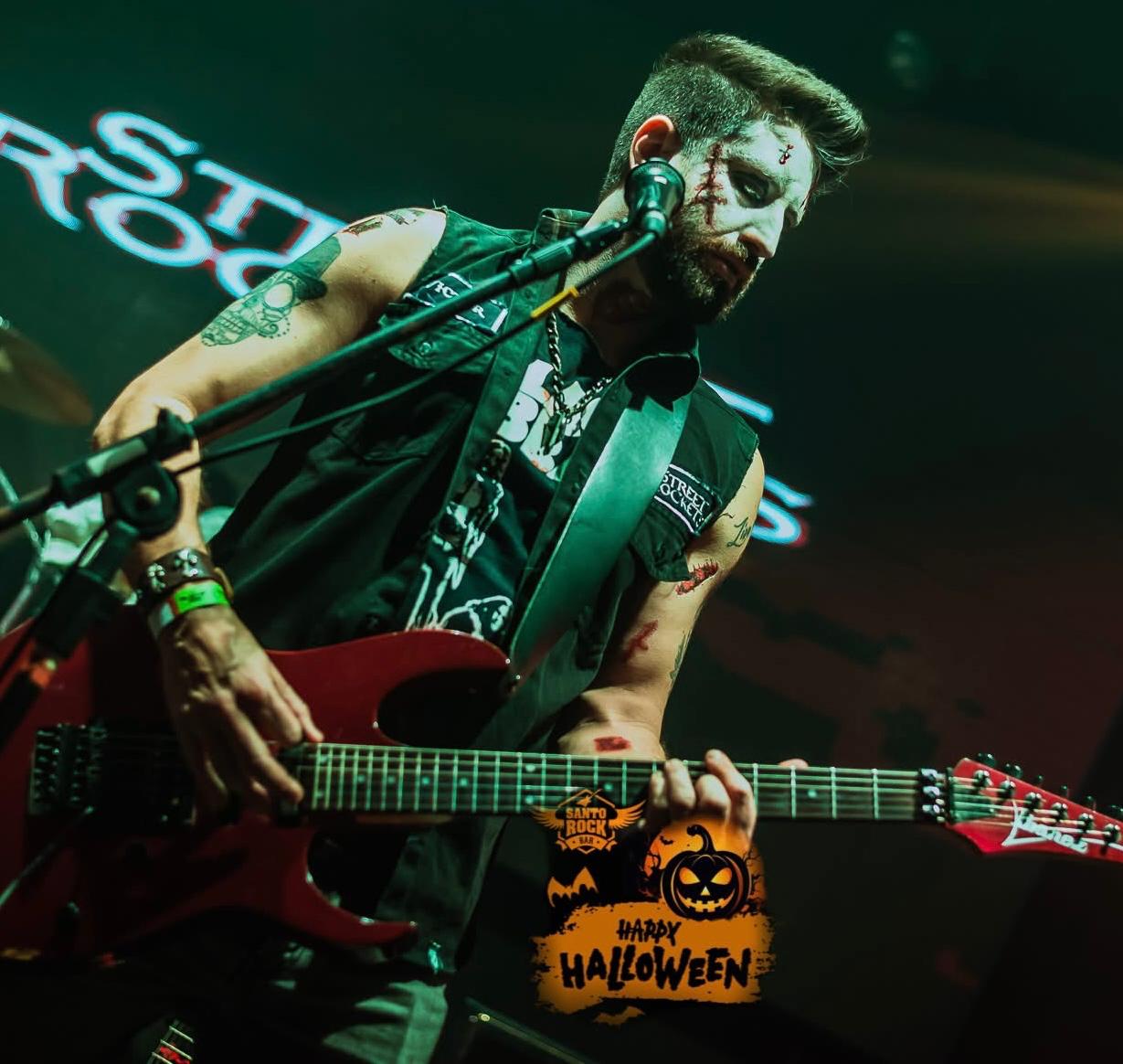 Street Rockets em show temático de Halloween