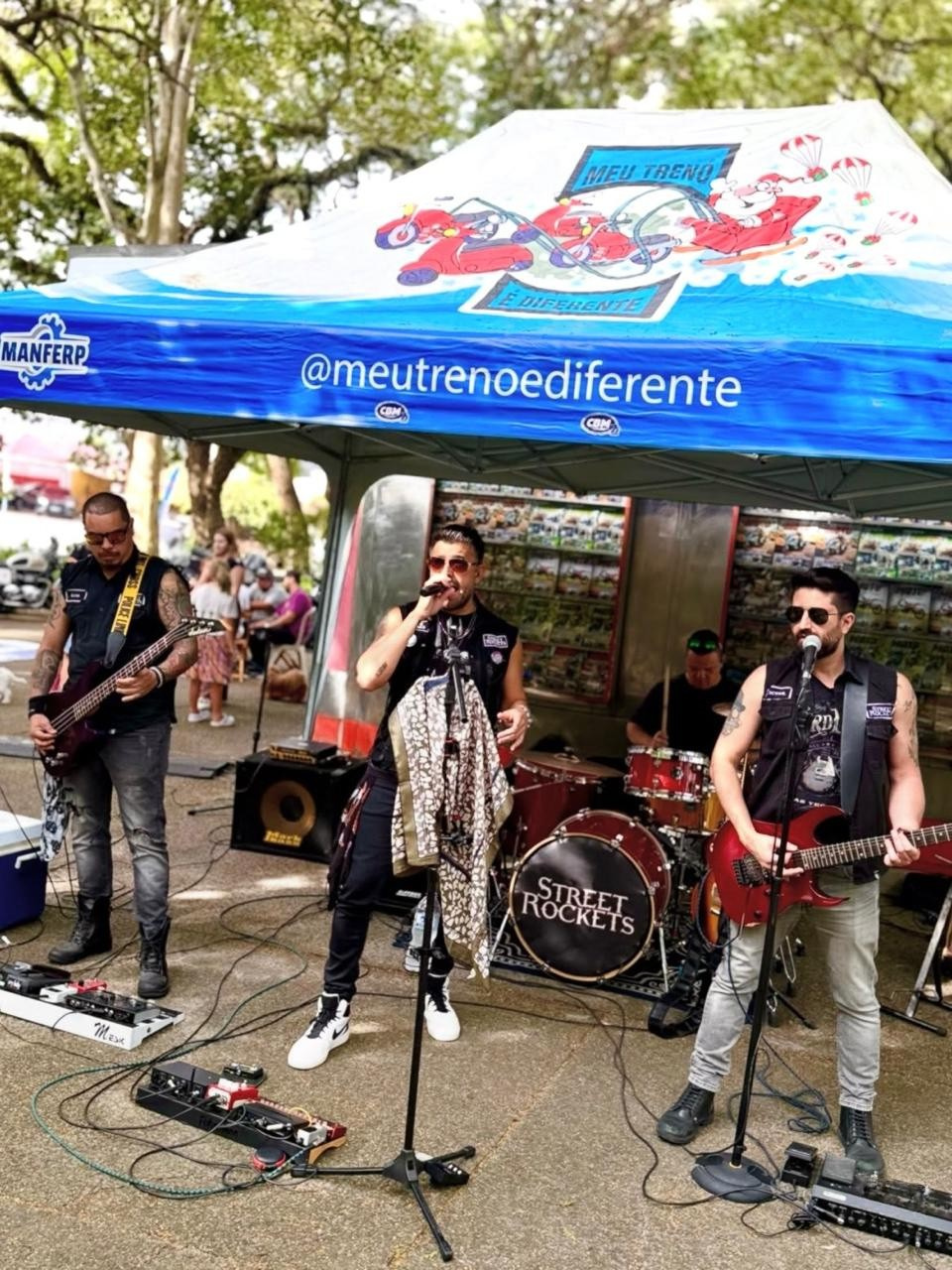 Street Rockets em evento de motoclube